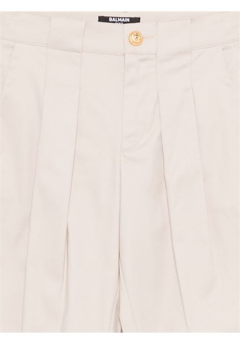 Pantaloni con pieghe BALMAIN KIDS | BY6R20 G0197107